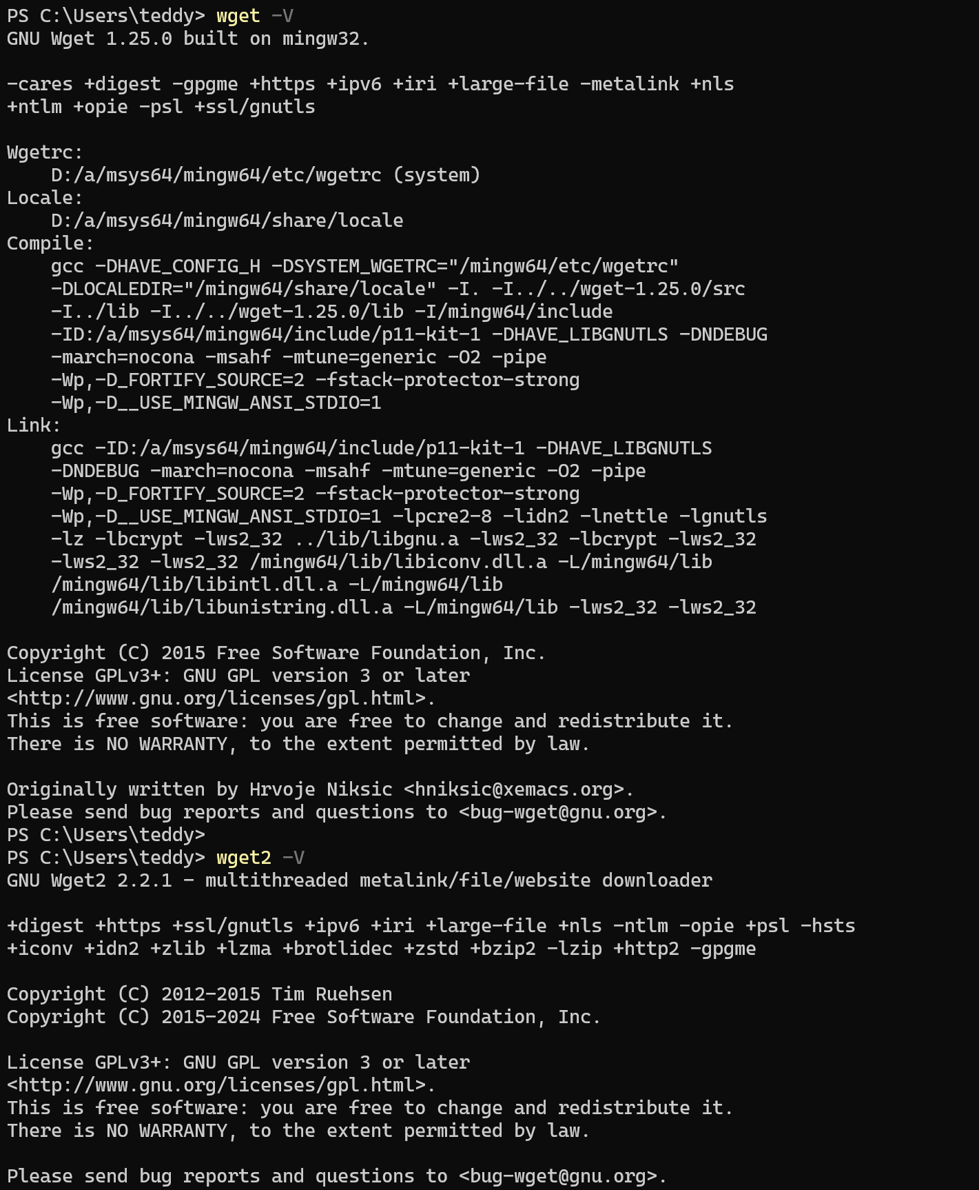 powershell wget